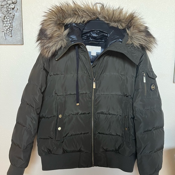 Michael Kors Hooded Parka Coat - Picture 3 of 15